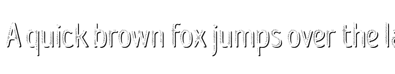 Preview of FONTSPRING DEMO - Intro Head R L Shade Regular font