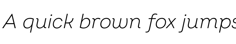 Preview of FONTSPRING DEMO - Intro Light Italic Regular font