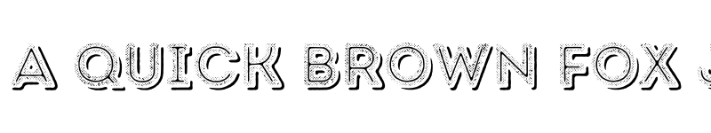 Preview of FONTSPRING DEMO - Intro Rust H2 Fill 2 Line Shade Regular font