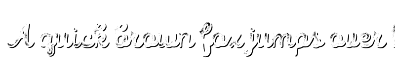 Preview of FONTSPRING DEMO - Intro Script B G Shade Regular font