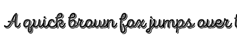 Preview of FONTSPRING DEMO - Intro Script B H1 Base Shade Regular font