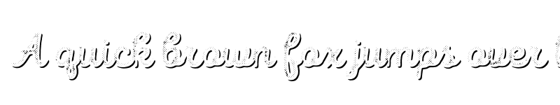 Preview of FONTSPRING DEMO - Intro Script B H2 Shade Regular font