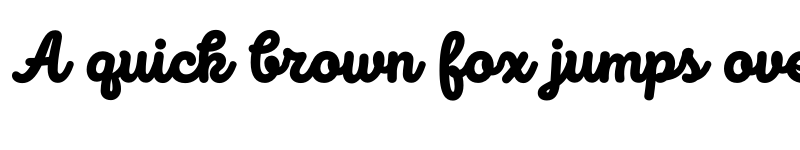 Preview of FONTSPRING DEMO - Intro Script Black Regular font