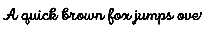 Preview of FONTSPRING DEMO - Intro Script Bold Regular font