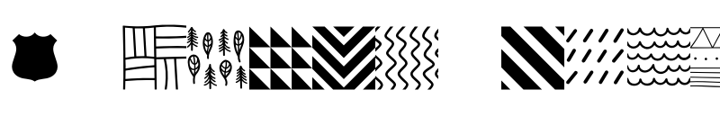 Preview of FONTSPRING DEMO - Intro Script Goodies Patterns Regular font