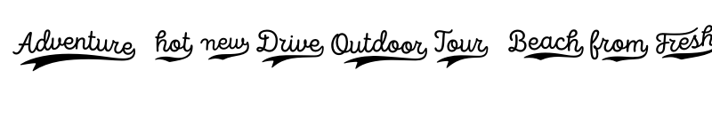 Preview of FONTSPRING DEMO - Intro Script Goodies Words Regular font