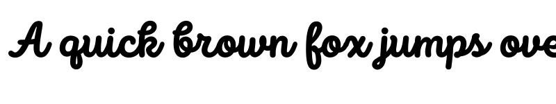 Preview of FONTSPRING DEMO - Intro Script Heavy Regular font