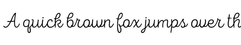 Preview of FONTSPRING DEMO - Intro Script L Base Regular font