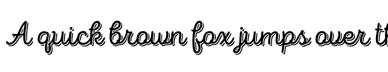 Preview of FONTSPRING DEMO - Intro Script R Base Shade Regular font