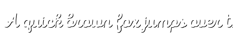 Preview of FONTSPRING DEMO - Intro Script R Shade Regular font