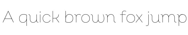 Preview of FONTSPRING DEMO - Intro Thin Alt Regular font