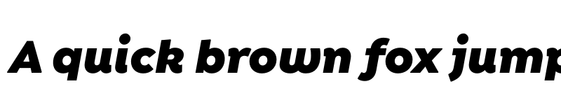 Preview of FONTSPRING DEMO - Isidora Sans Alt Black It Regular font