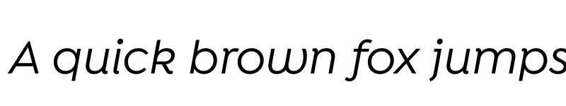 Preview of FONTSPRING DEMO - Isidora Sans Alt Medium It Regular font