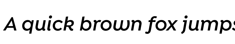 Preview of FONTSPRING DEMO - Isidora Sans Alt SemiBold It Regular font