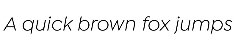 Preview of FONTSPRING DEMO - Isidora Sans It Regular font