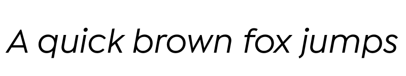 Preview of FONTSPRING DEMO - Isidora Sans Medium It Regular font