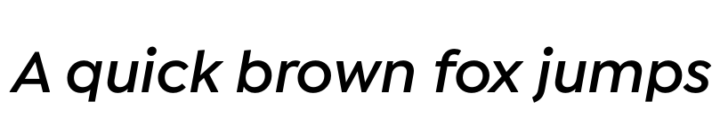 Preview of FONTSPRING DEMO - Isidora Sans SemiBold It Regular font