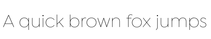 Preview of FONTSPRING DEMO - Isidora Sans Thin Regular font