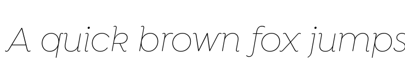 Preview of FONTSPRING DEMO - Isidora Soft Alt Thin It Regular font