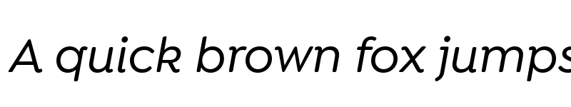 Preview of FONTSPRING DEMO - Isidora Soft Medium It Regular font