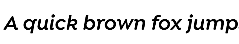 Preview of FONTSPRING DEMO - Isidora Soft SemiBold It Regular font