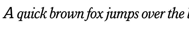 Preview of FONTSPRING DEMO - Istria Old Style Pro Italic font