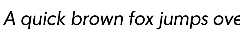 Preview of FONTSPRING DEMO - Italic Italic font