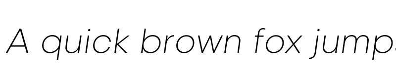 Preview of FONTSPRING DEMO - Izmir-ExtralightItalic Italic font