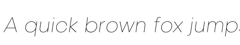 Preview of FONTSPRING DEMO - Izmir-ThinItalic Italic font