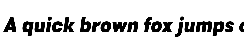 Preview of FONTSPRING DEMO - IzmirNarrow-BlackItalic Italic font