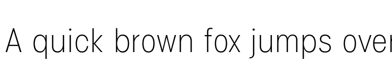 Preview of FONTSPRING DEMO - IzmirNarrow-Extralight Regular font