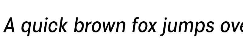 Preview of FONTSPRING DEMO - IzmirNarrow-MediumItalic Italic font