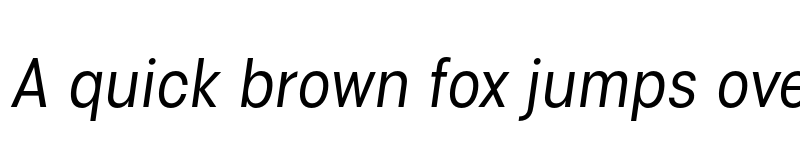 Preview of FONTSPRING DEMO - IzmirNarrow-RegularItalic Italic font