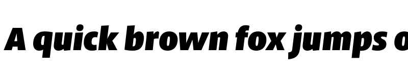 Preview of FONTSPRING DEMO - Jali Latin Black Italic font