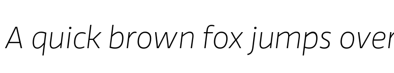 Preview of FONTSPRING DEMO - Jali Latin ExtraLight Italic font