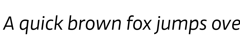 Preview of FONTSPRING DEMO - Jali Latin Light Italic font