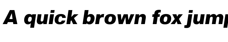 Preview of FONTSPRING DEMO - Jam Grotesque Black Italic font