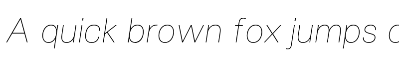 Preview of FONTSPRING DEMO - Jam Grotesque ExtraLight Italic font