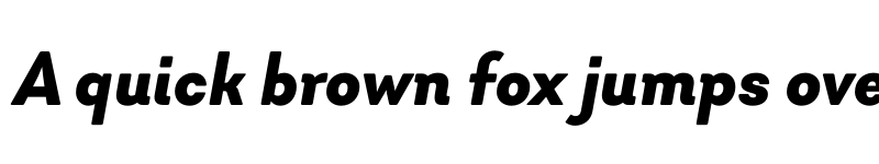 Preview of FONTSPRING DEMO - Javiera Black It Regular font