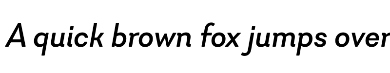 Preview of FONTSPRING DEMO - Javiera Medium It Regular font