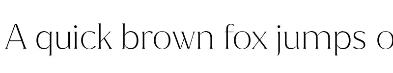 Preview of FONTSPRING DEMO - Jazmin ExtraLight Regular font