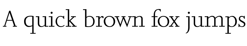 Preview of FONTSPRING DEMO - Jessica Serial Light Regular font