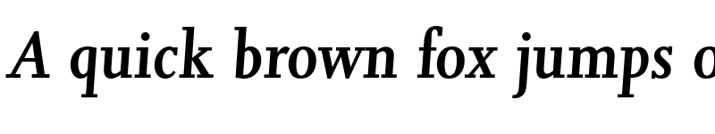 Preview of FONTSPRING DEMO - Jessica Serial Medium Italic font