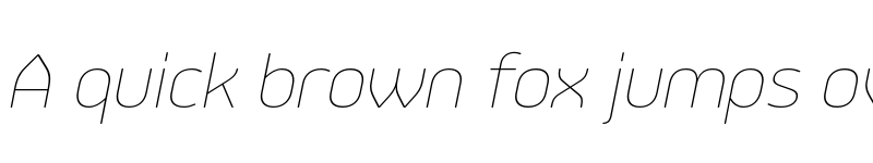 Preview of FONTSPRING DEMO - Jiho Soft Thin Italic font