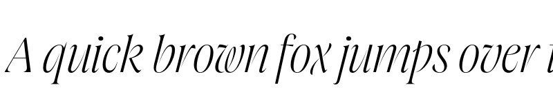 Preview of FONTSPRING DEMO - Joane Pro L UltraLight Italic Regular font