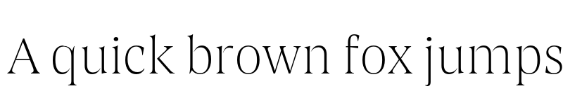 Preview of FONTSPRING DEMO - Joane Pro M Thin Regular font