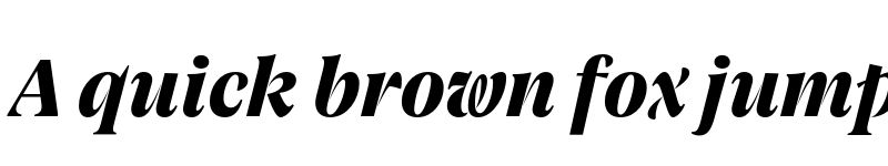 Preview of FONTSPRING DEMO - Joane Pro S Black Italic Regular font