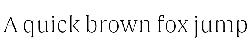 Preview of FONTSPRING DEMO - Joane Pro S Thin Regular font