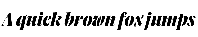 Preview of FONTSPRING DEMO - Joane Pro XL Black Italic Regular font