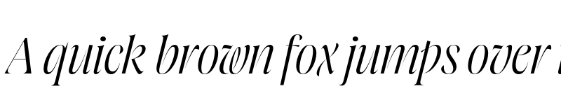 Preview of FONTSPRING DEMO - Joane Pro XL Light Italic Regular font